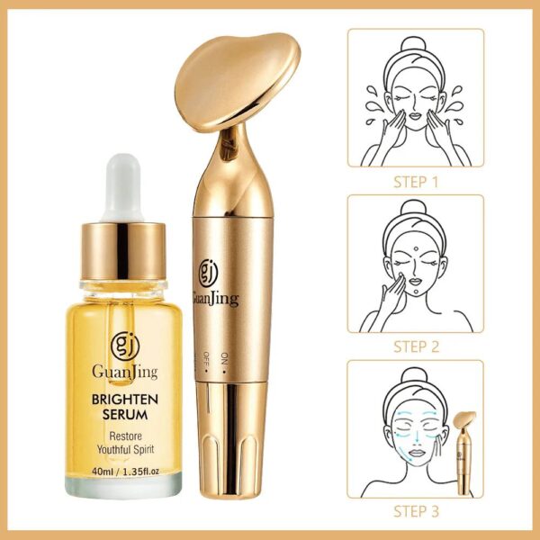 GuanJing Brighten Serum + Massage Device