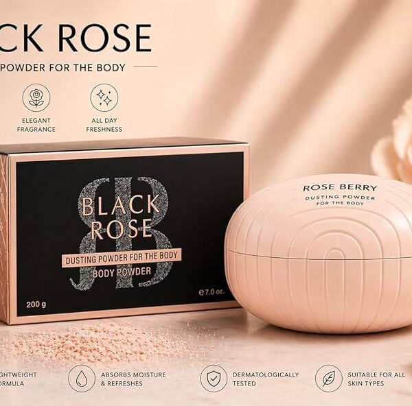 Rose Berry Black Rose Body Powder