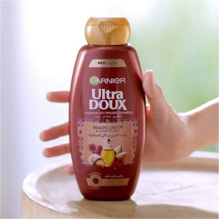 GARNIER: ultra doux(hammam zeit infused shampoo)