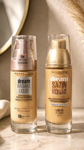 Maybelline Dream Radiant Liquid + Dream Satin Liquid