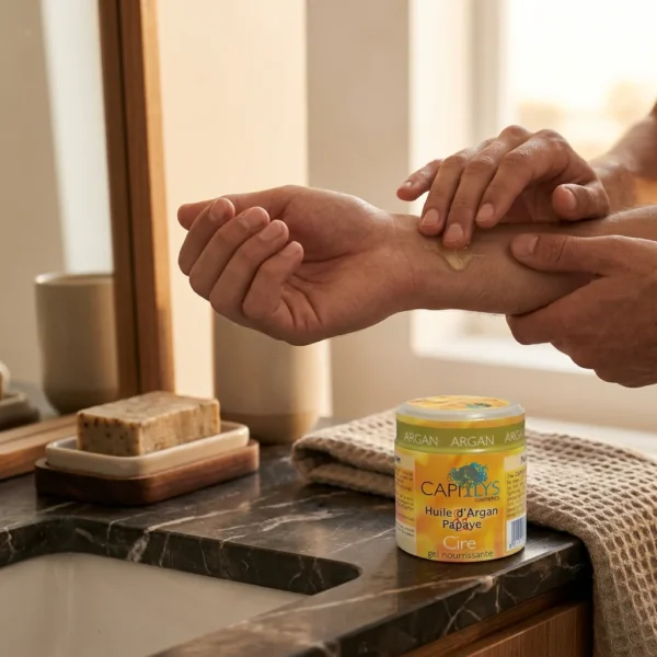 -CAPILYS : gel nourrissante -with Argan oil