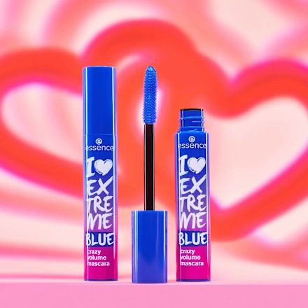 essence I❤️ EXTREME (BLUE crazy volume mascara)