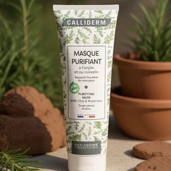 CALLIDERM Masque Purifiant à l'Argile et au Romarin BIO