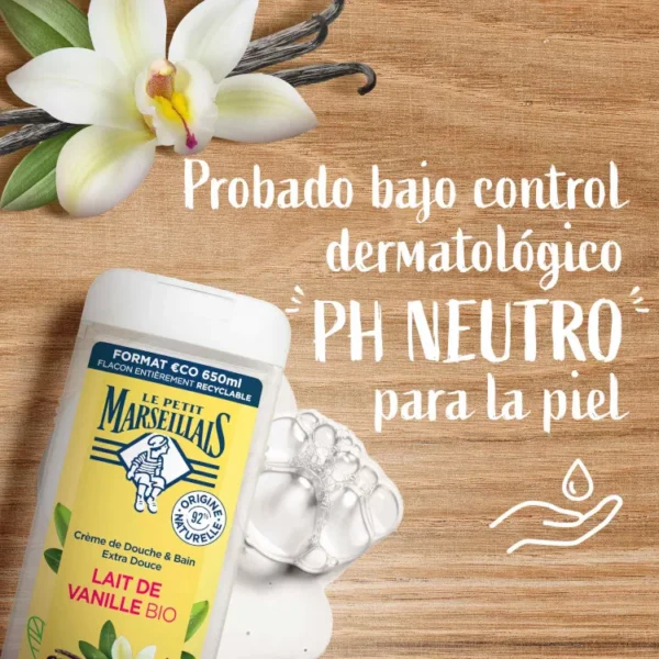 Le Petit Marseillais Crème de Douche & Bain Extra Douce Lait de Vanille Bio