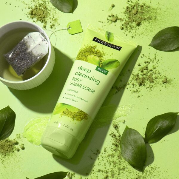 Freeman Deep Cleansing Body Sugar Scrub - Green Tea