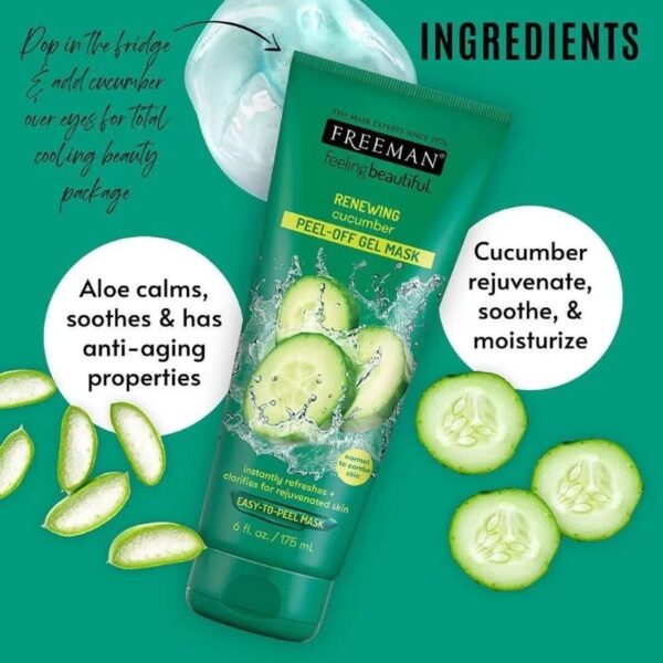 Freeman Renewing Cucumber Peel-Off Gel Mask