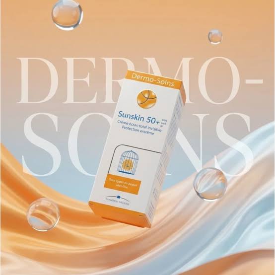 Dermo-Soins Sunskin 50+ Crème écran total invisible