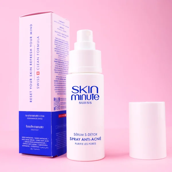 SKIN minute SÉRUM S-DÉTOX Spray Anti-Acné - Purifying Serum For Oily Skin 50ml
