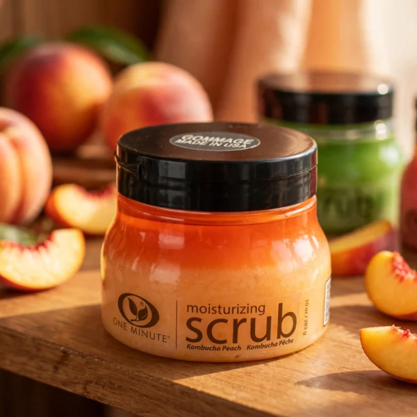 One Minute Moisturizing Scrub - Kombucha Peach