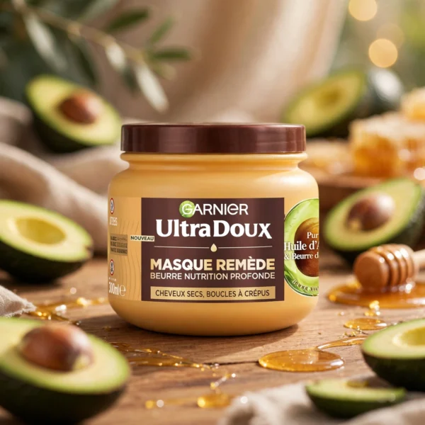 GARNIER Ultra Doux MASQUE REMÈDE BEURRE NUTRITION PROFONDE
