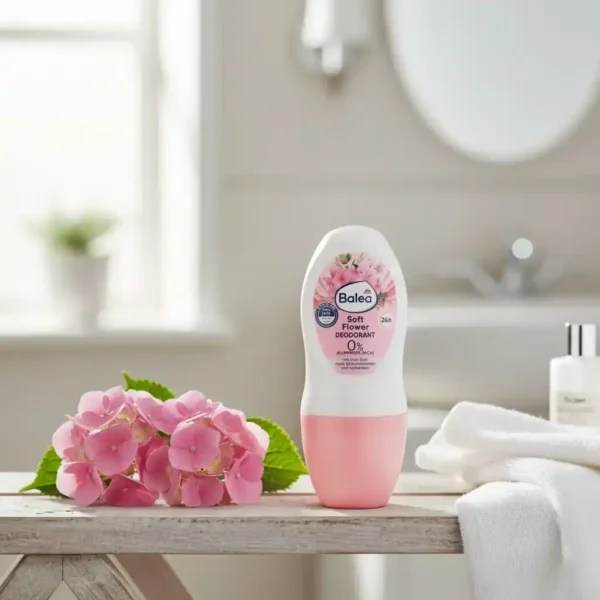 Balea Soft Flower Deodorant Roll-On - 0% Aluminium 24h