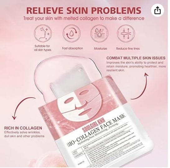 SOULGIRL KKN Bio-Collagen Face Mask
